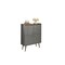 Manhattan Comfort Bogart Accent Cabinet in Grey and Nature 255BMC50 - alternate 5